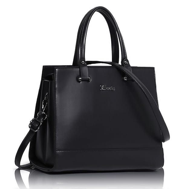 EXOTIC Women Feminina Solid Top Handle Tote Hand Bag - Image 3