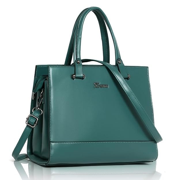 EXOTIC Women Feminina Solid Top Handle Tote Hand Bag - Image 4