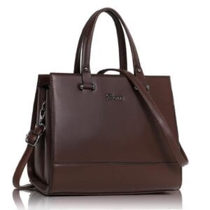 EXOTIC Women Feminina Solid Top Handle Tote Hand Bag